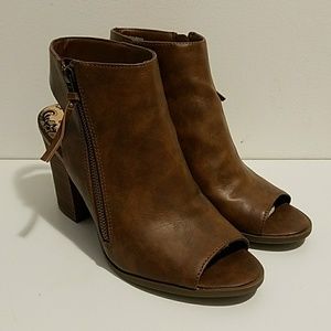 Brown booties